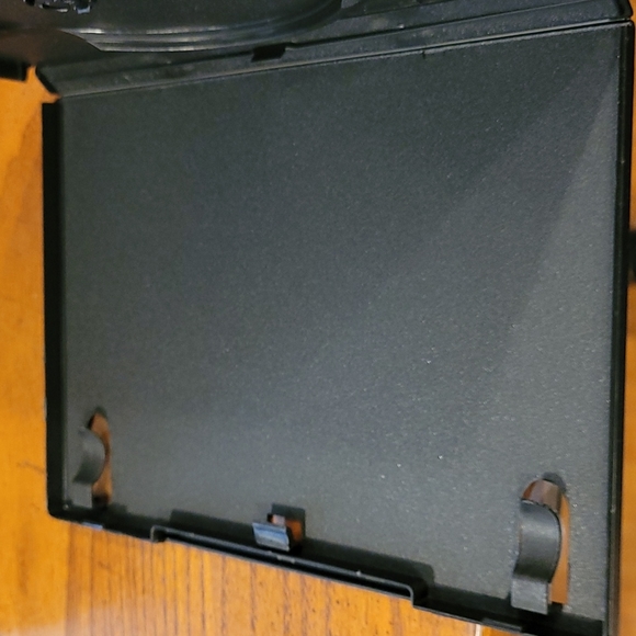 DVD plastic case holder. 9 black and 2 white cases - Picture 3 of 4